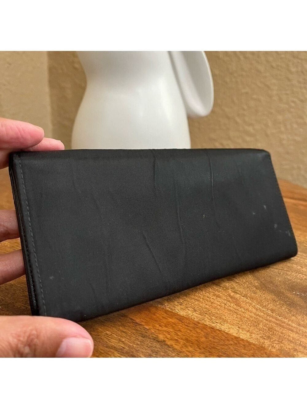PRADA BIFOLD NYLON WALLET - Picture 7 of 15